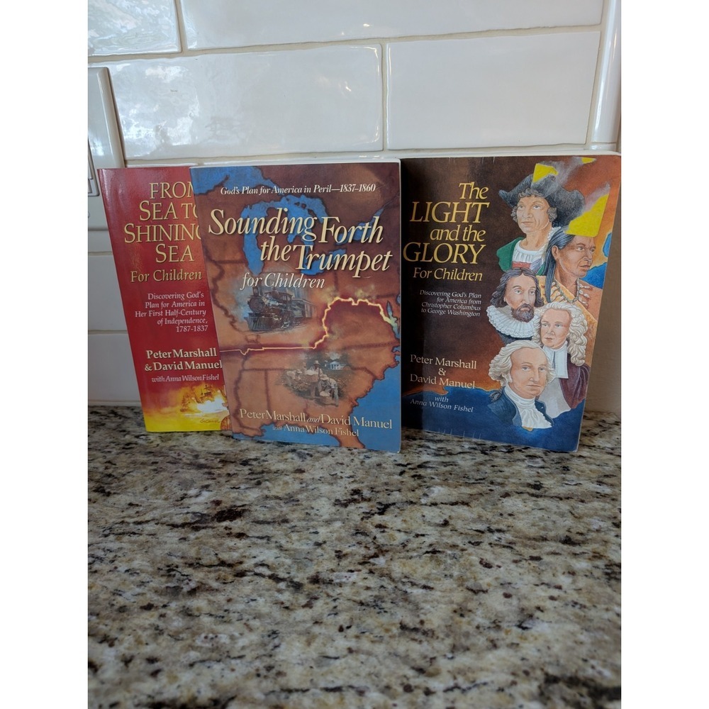 Discovering God's Plan for America 3 Book Set: Sea, Trumpet, Light GUC Marshall